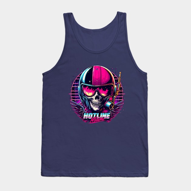 Logo Hotline Miami Biker-For pixel games lovers Tank Top by CachoPlayer